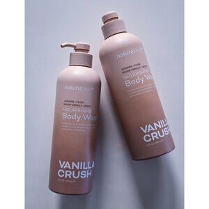 Nature Love Vanilla Crush Body Wash 32oz 2-Pack | Nourishing Vanilla Cleanser